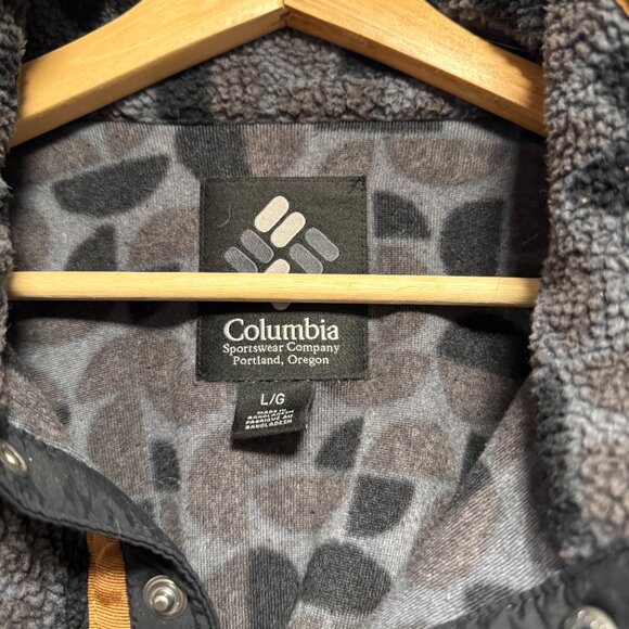 Columbia Women's Helvetia™ II Printed Cropped Half Snap Fleece Pullover Large - Picture 4 of 7